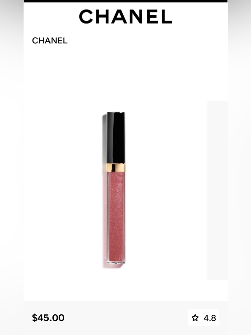 CHANEL ROUGE COCO GLOSS- Moisturizing Glossimer - in 119 Bourgeoisie